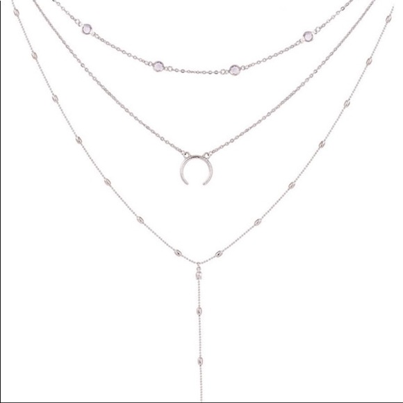 🌙🌙✨Moon Multi-Layer Necklace🌙✨ - Picture 2 of 2